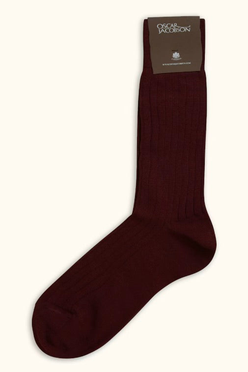 OSCAR JACOBSON Brandy Socks Moon Red - Dale