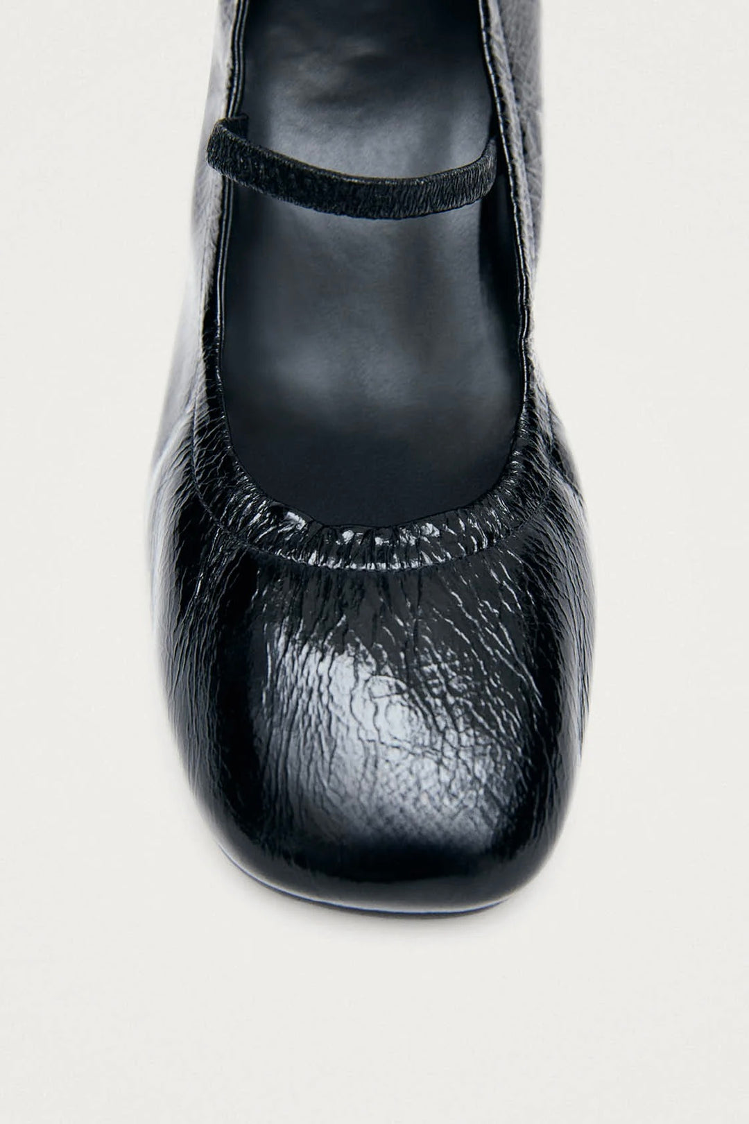 Rhiane Patent Black Leather Pumps