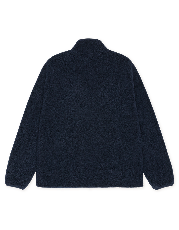 Patch Teddy Jacket Dark Navy