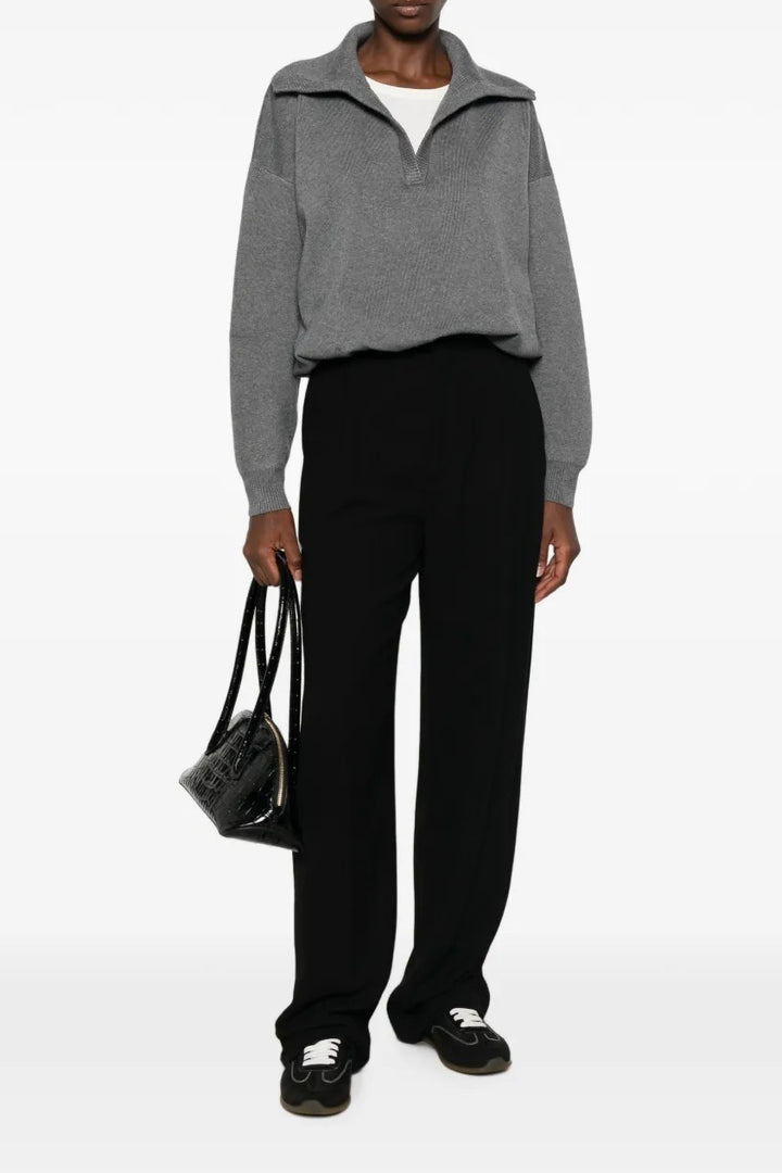 Maglia Grigio Long Sleeve Sweater