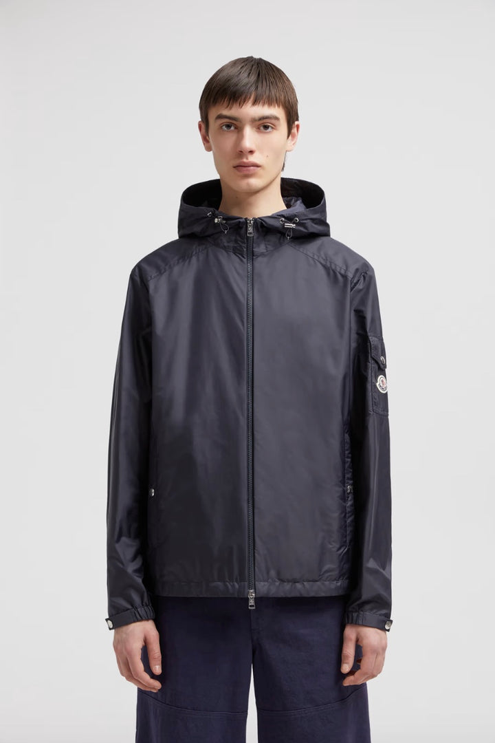 Etiache Hooded Rain Jacket Navy