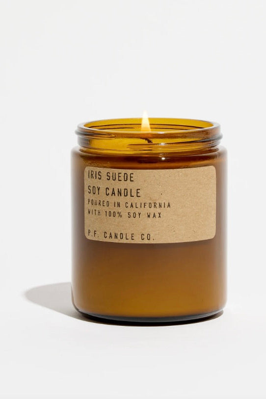 No. 23 Iris Suede Soy Candle
