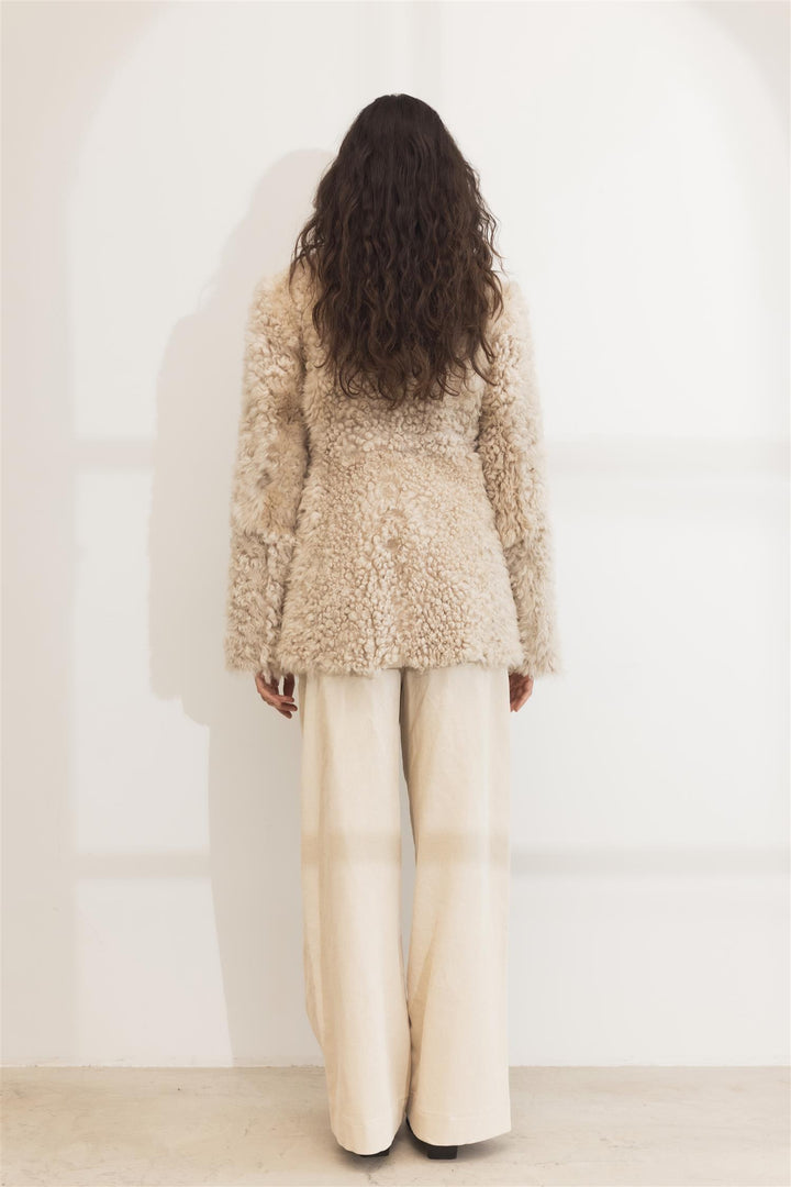 Freya Shearling Jacket Cream