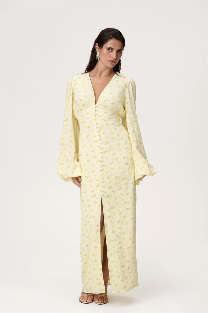 Positano Dress Pastel Yellow