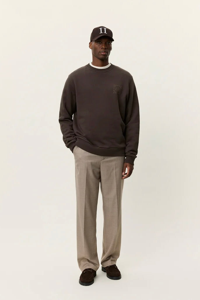 LES DEUX Ben Goods Sweatshirt Turkish Coffee Brown - Dale