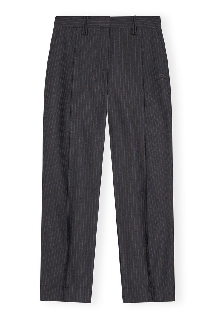 Charcoal Stripe Suiting Pants