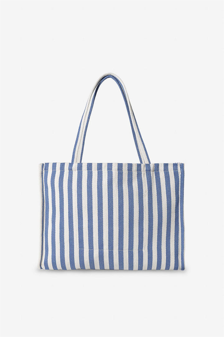 Ivy Tote Bag Blue Stripe