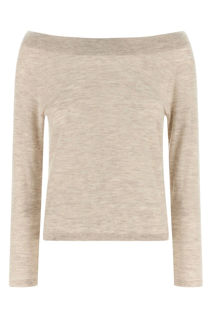 Lightweight Cashmere Sweater Beige