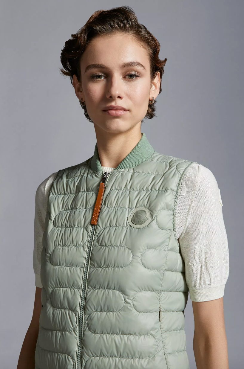 Perille Vest Pale Green