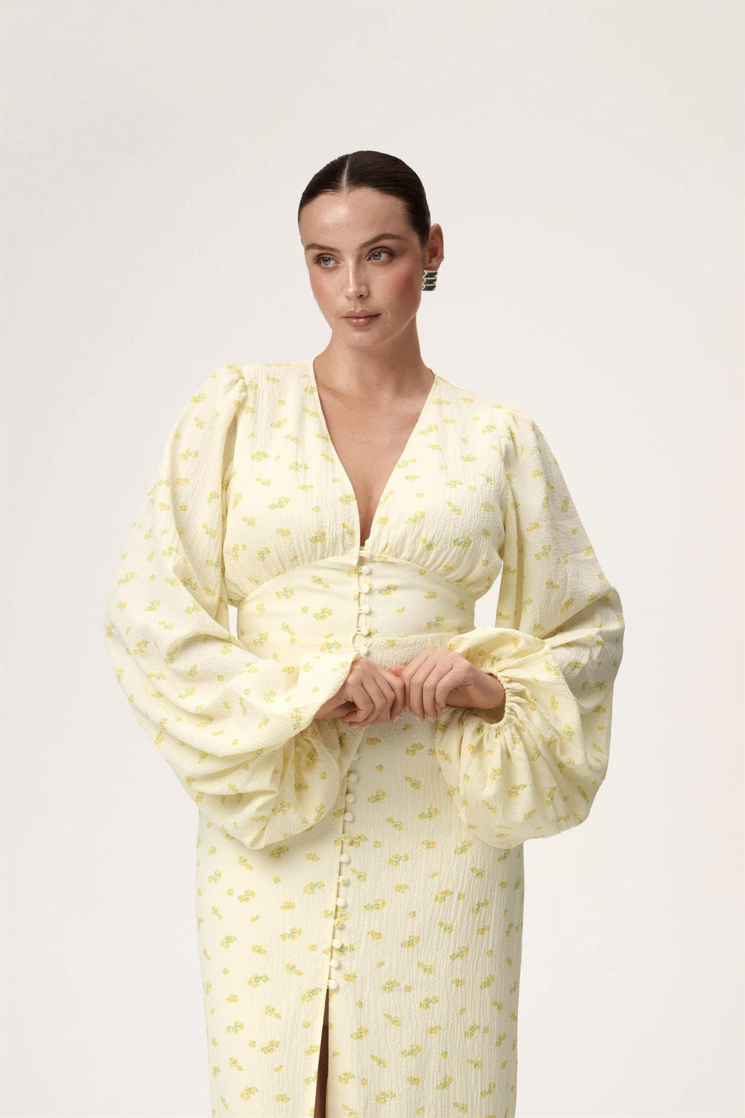 Positano Dress Pastel Yellow