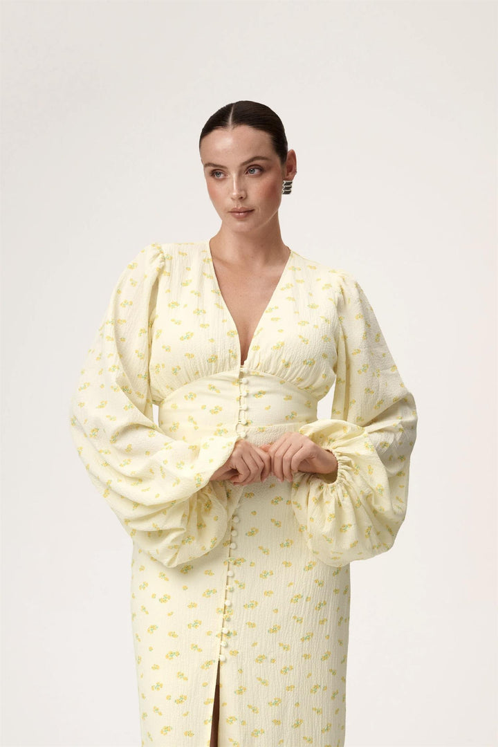 Positano Dress Pastel Yellow