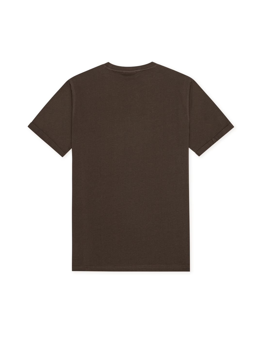 LES DEUX Norregaard Contrast T-Shirt Turkish Coffee Brown - Dale