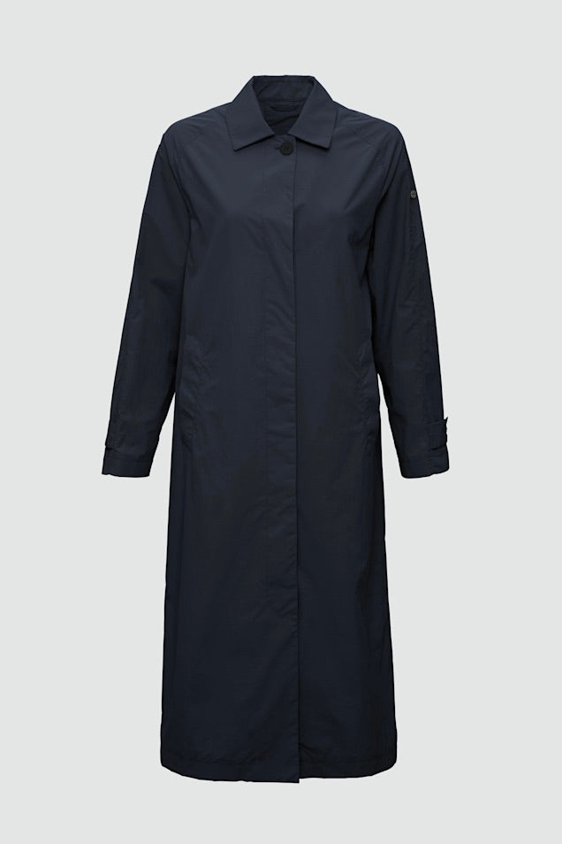 Sheer II Trenchcoat Navy Blue