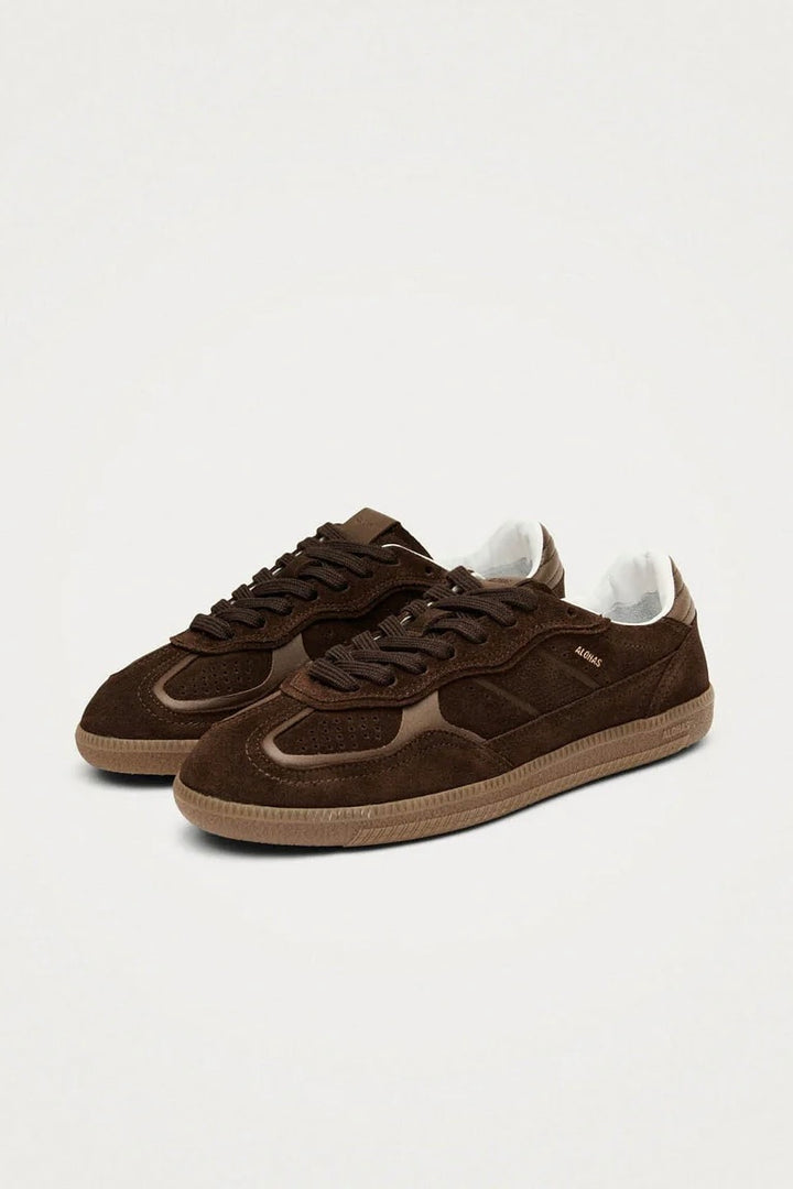 Tb.490 Rife Chocolate Brown Leather Sneakers