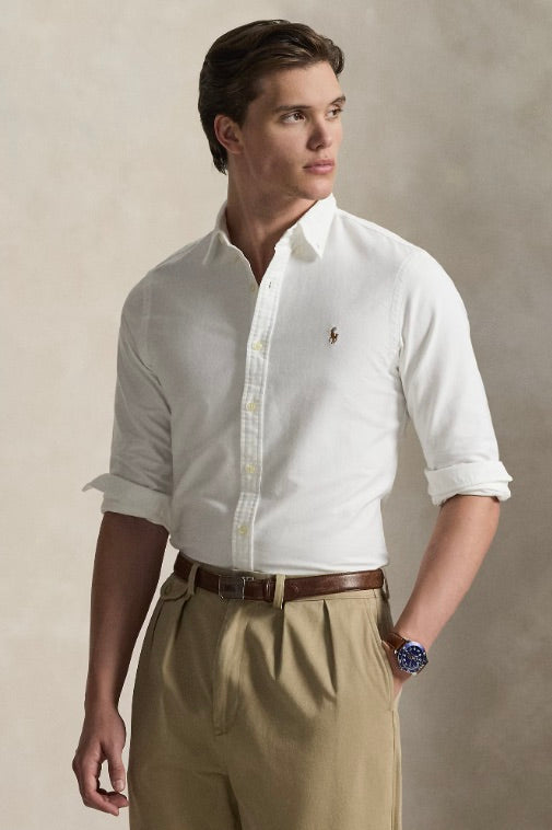 Slim Fit Oxford Shirt White