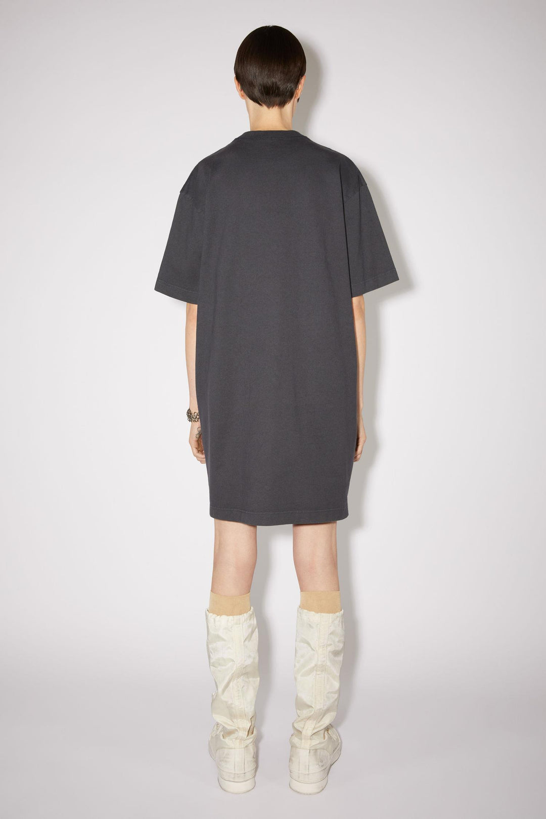 Logo T-Shirt Dress Black