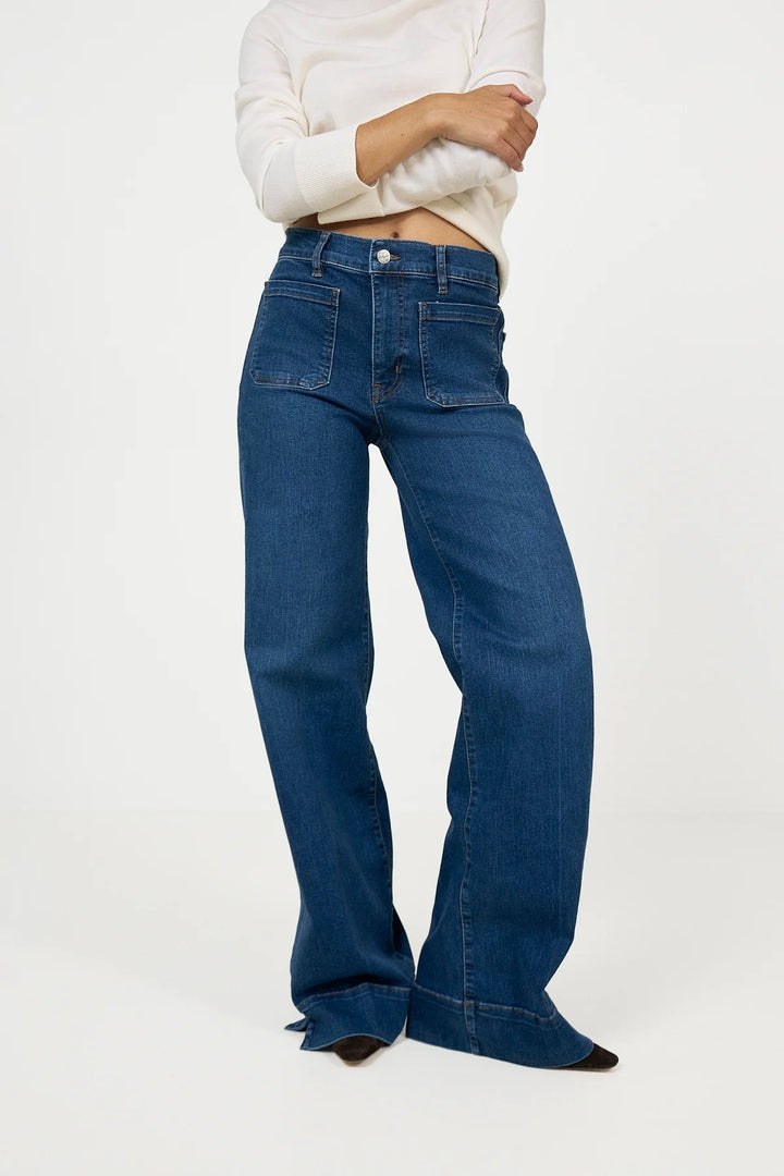 Le Slice Slim Palazzo Long Folklore