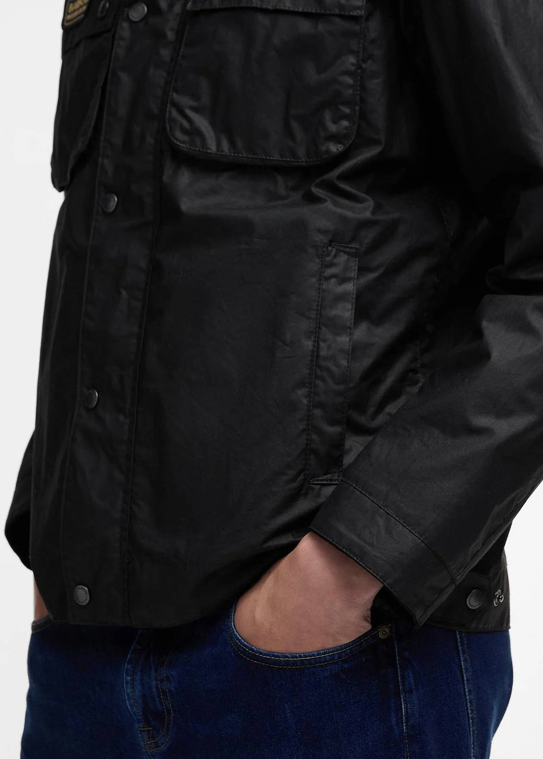 BARBOUR Merton Waxed Jacket Classic Black - Dale