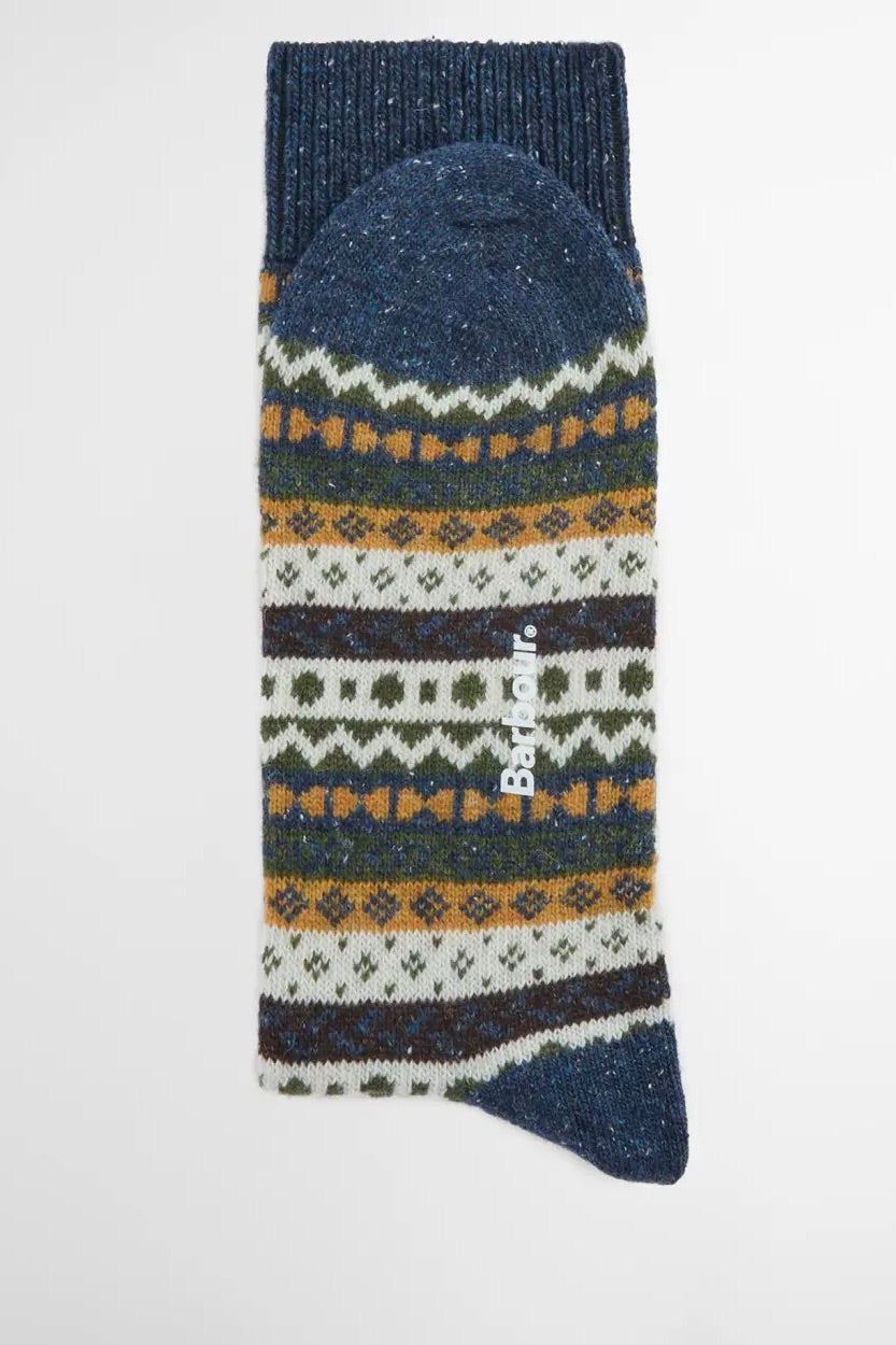 Barbour Fair Isle Sock 2 Pack - Classic Mix