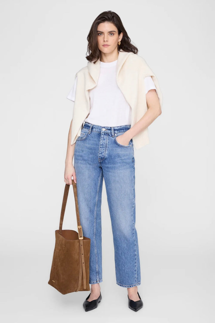 Elly Bucket Bag Suede Tobacco