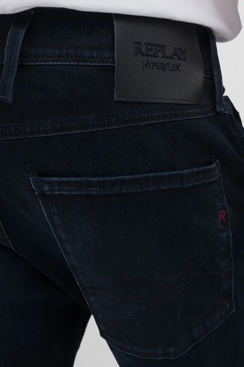 REPLAY Anbass Slim-Fit Jeans Dark Blue - Dale