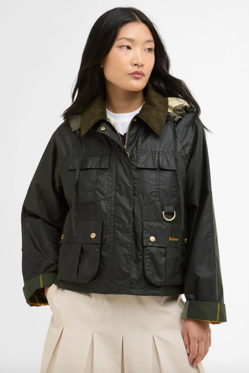 BARBOUR Liza Waxed Jacket Fern/Ancient - Dale