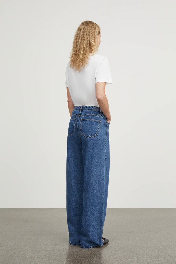 Willow Wide Jeans Mid Blue
