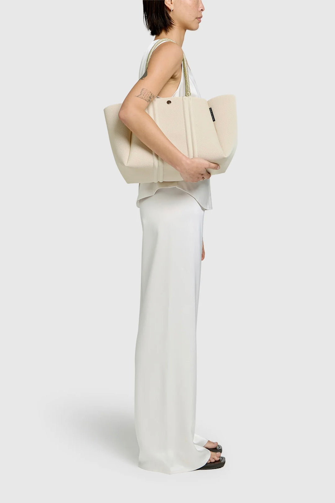 Meridian Midi Tote Crema