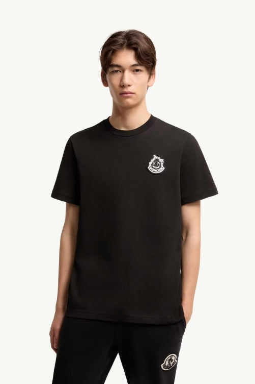 Logo Cotton T-Shirt Black