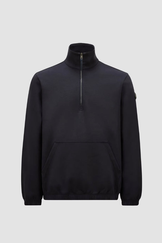 Cotton Half-Zip Sweatshirt