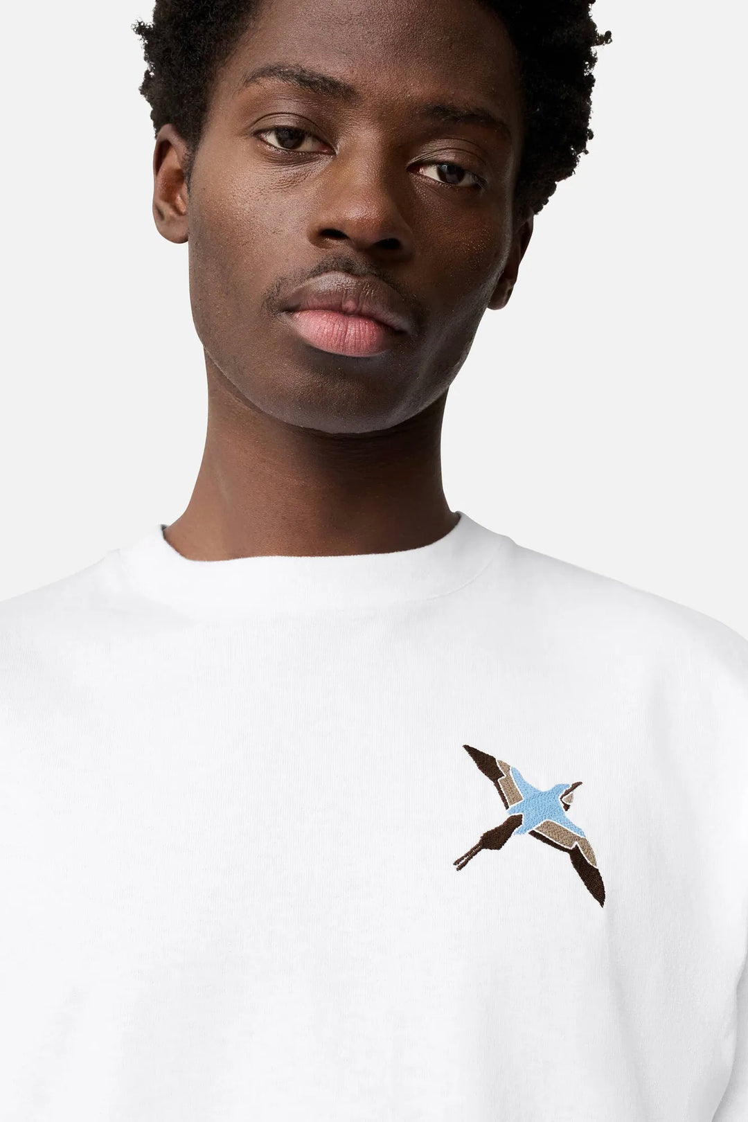 Micro Bee Bird T-shirt White