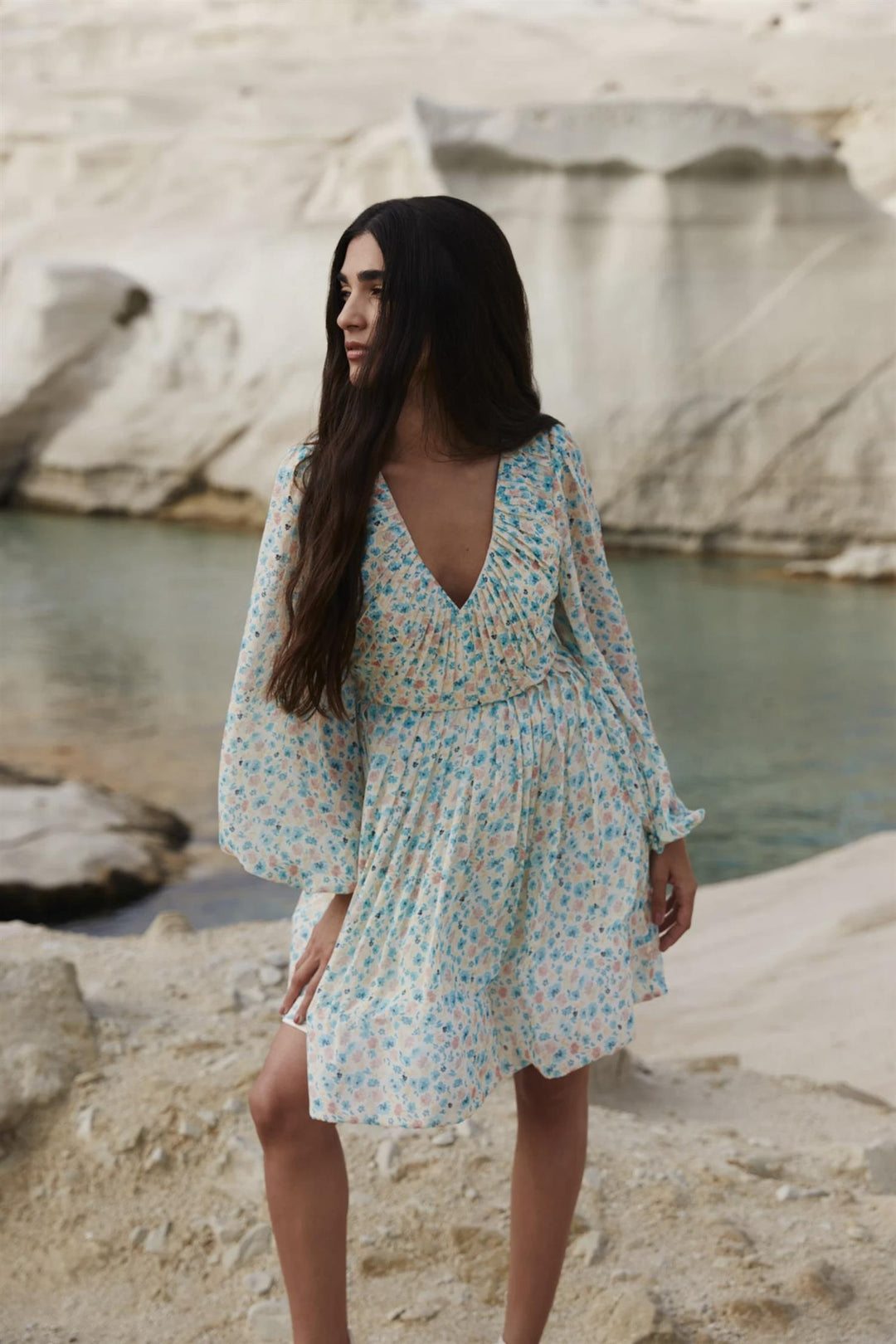 Estelle Chiffon Mini Dress