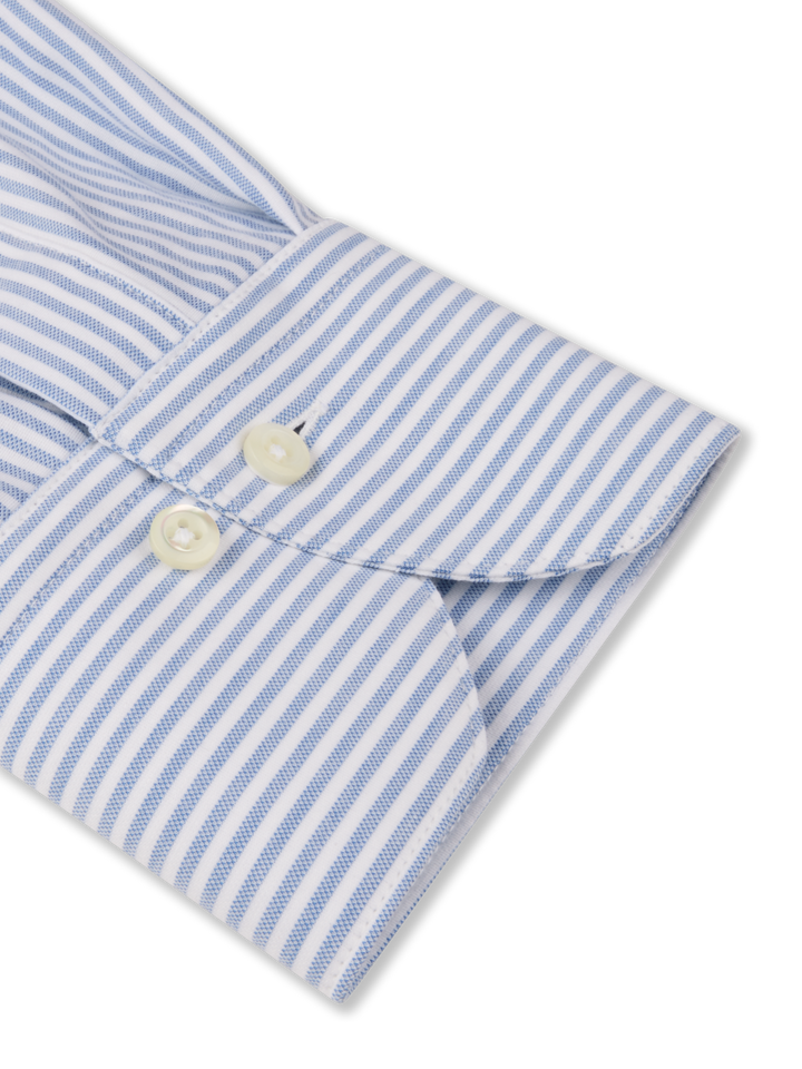 STENSTRÖMS Slimline Stripe Jersey Light Blue - Dale