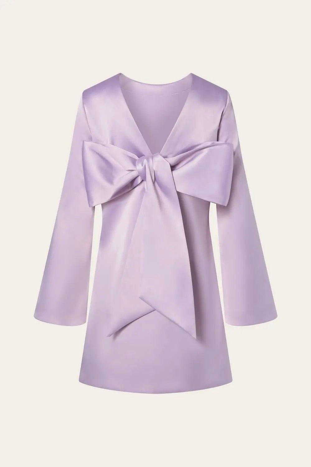 MALINA Elna Bow Detailed Mini Dress Lavender - Dale
