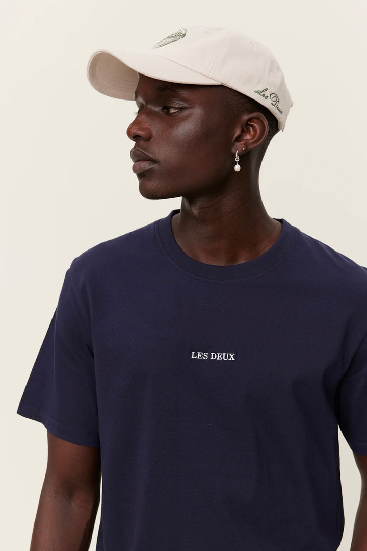 LES DEUX - Dexter T-shirt Dark Navy - Dale