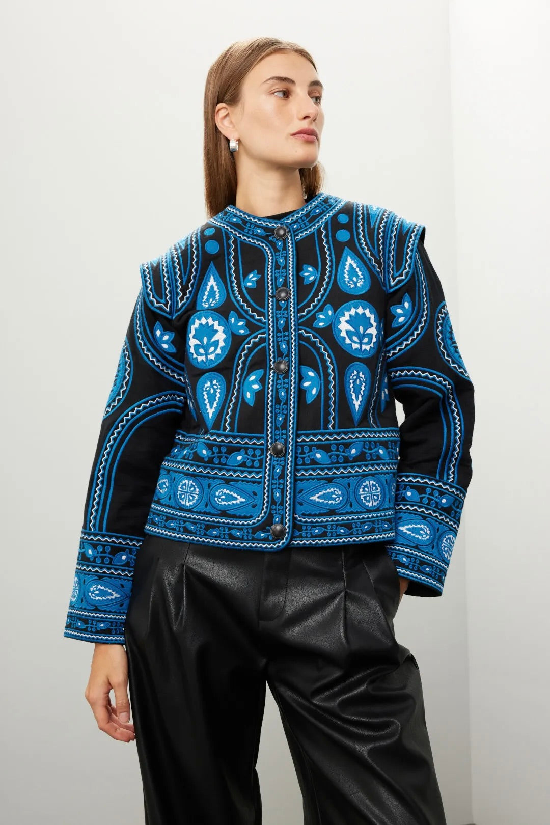 GAEL APPLIQUE LONG SLEEVE JACKET