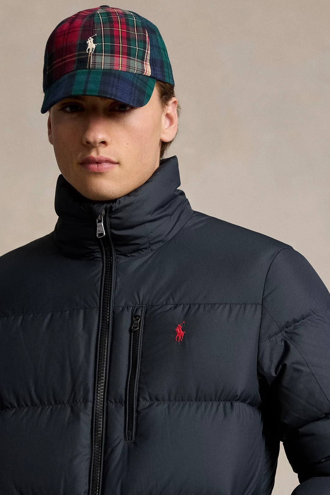 The Gorham Down Jacket Polo Black