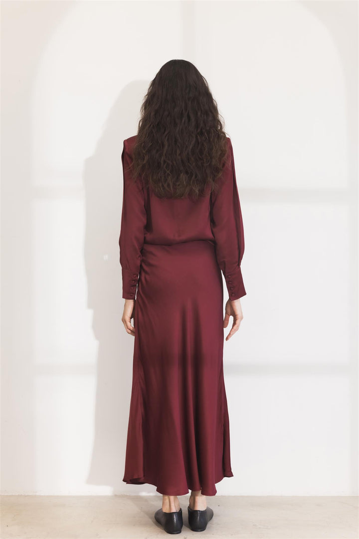 Lune Skirt Deep Plum