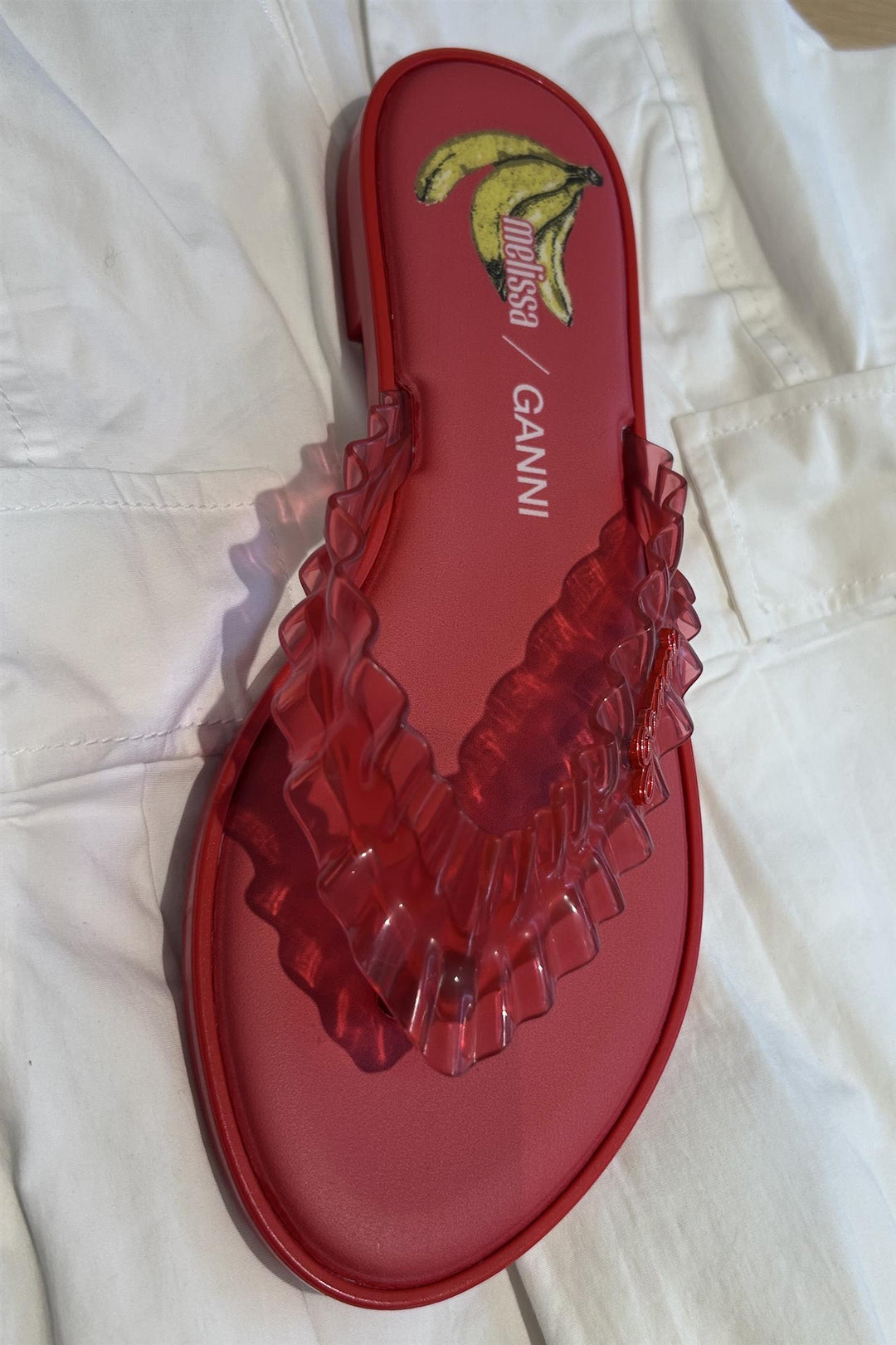 Melissa Flip Flop Racing Red
