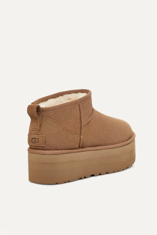 UGG W Classic Ultra Mini Platform Chestnut - Dale