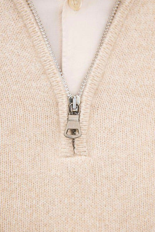 Paul Half Zip Beach Beige