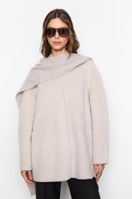 Babette Scarf Taupe Melange