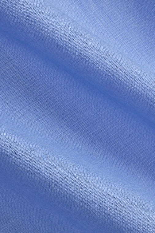 POLO RALPH LAUREN Custom Fit Linen Shirt Austin Blue - Dale