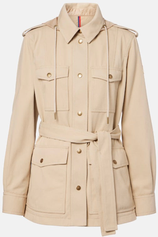 Centaurea Hooded Gabardine Field Jacket