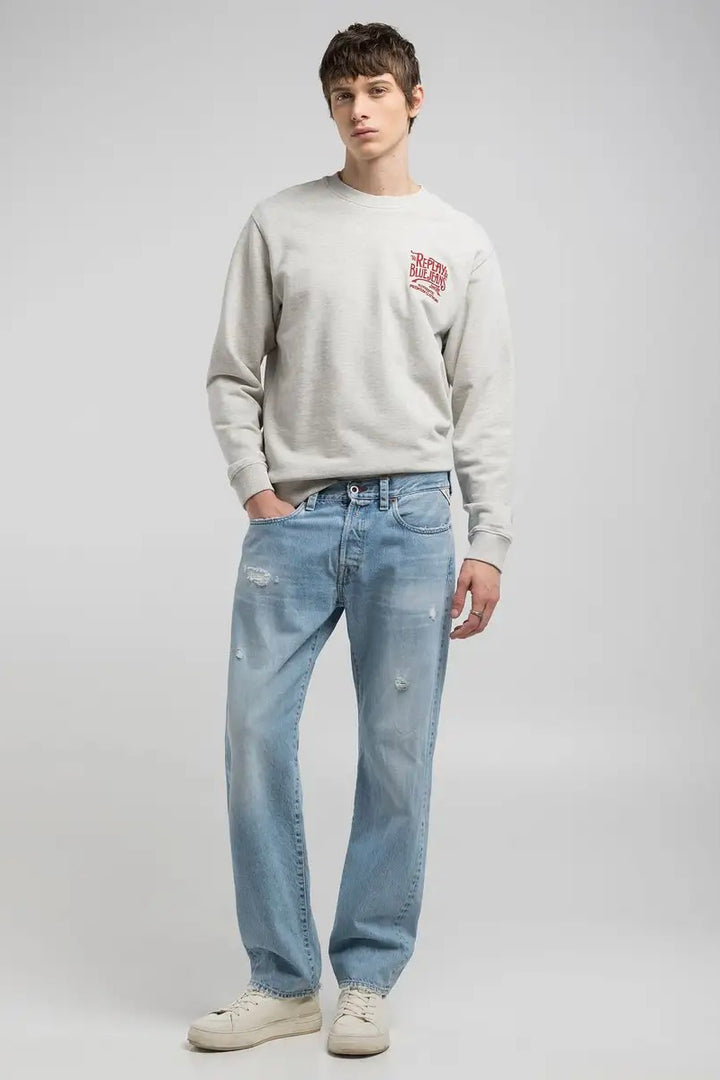 REPLAY Deryck Regular-Fit Jeans Light Blue - Dale
