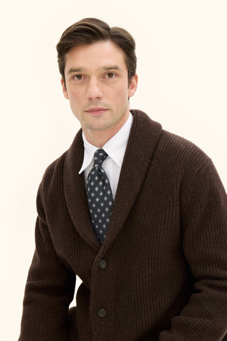 Roland Cardigan Dusk Brown