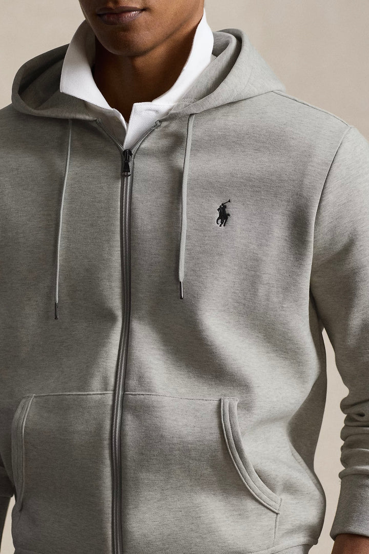 Double-Knit Full-Zip Hoodie Lt Sport Heather