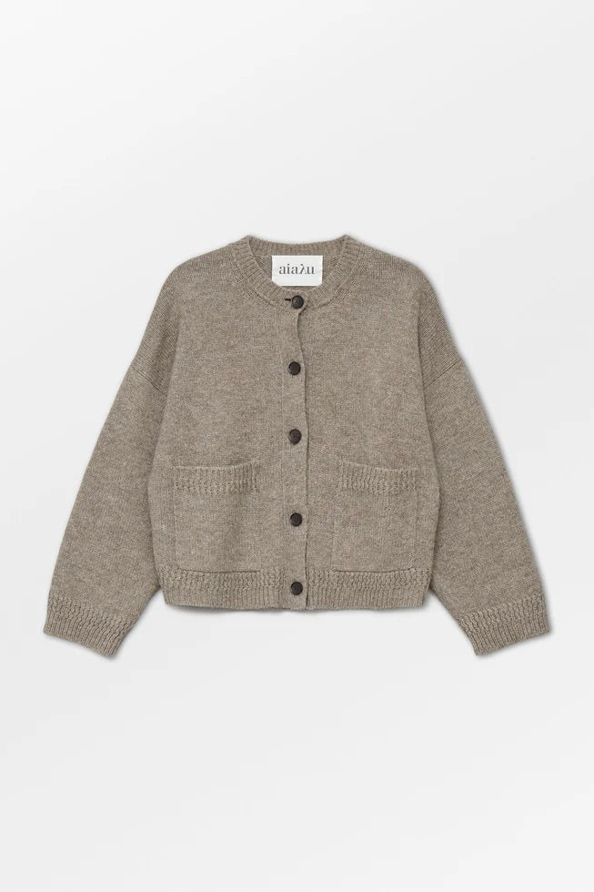 Cobe Wool Cardigan Pure Soil