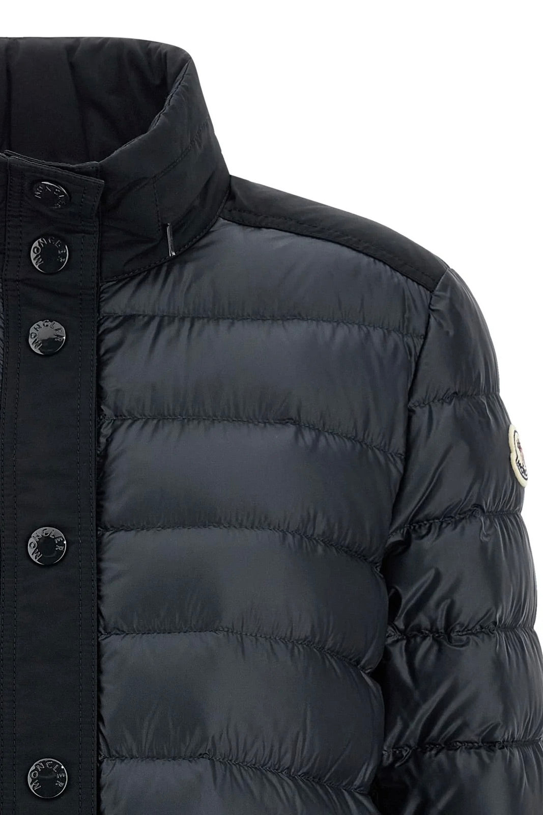 Origan Logo Patch Down Jacket Navy