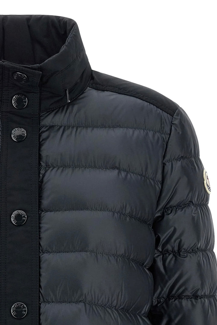 Origan Logo Patch Down Jacket Navy